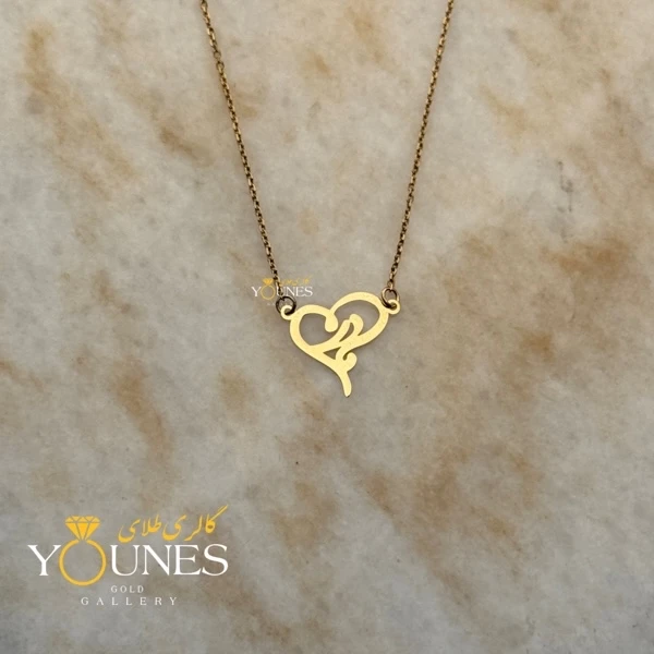 گردنبند طلا مامان قلبی